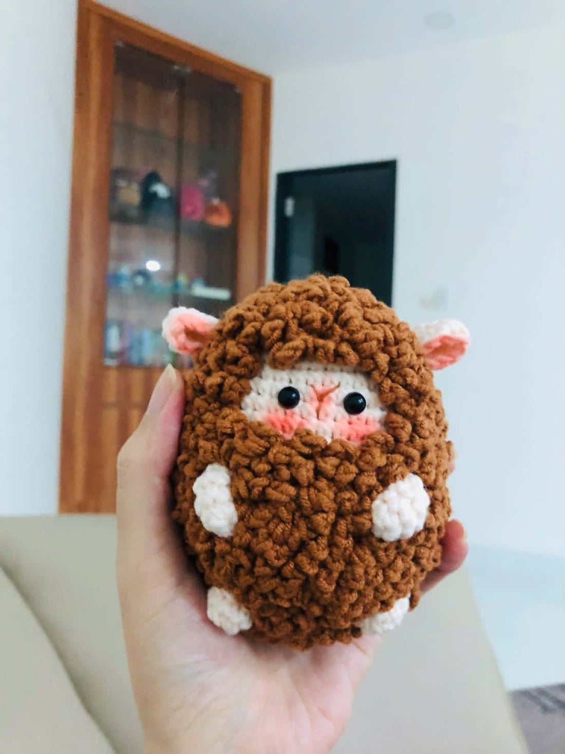 Mini Crochet Animal Keychain - Small Handmade Amigurumi Bag Charm - Cute Tiny Plush Keyring, Gift for Her
