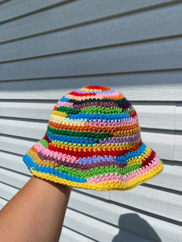 Crochet Scrap Bucket Hat