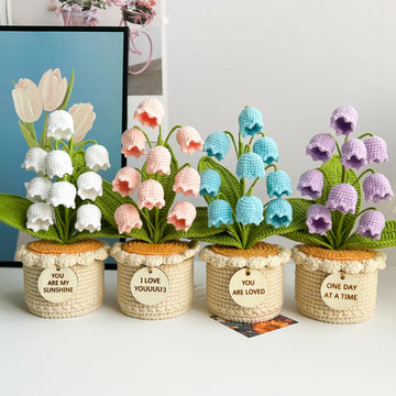 Handmade Crochet Ultra Lily Flower – Lily in Pot
