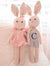 Personalized Handmade Crochet Doll, Embroidered Bunny, Monogrammed Baby Gift for Boys & Girls
