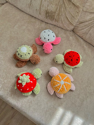 Crochet Turtle Amigurumi – Handmade Stuffed Turtle Plush | Cute Ocean Toy, Gift for Kids & Adults