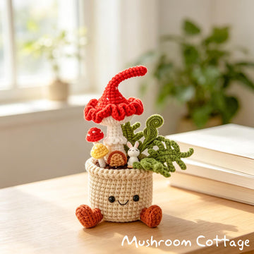 Crochet Monstera Cactus Plant – Cute Emotional Support Gift for Plant Lovers